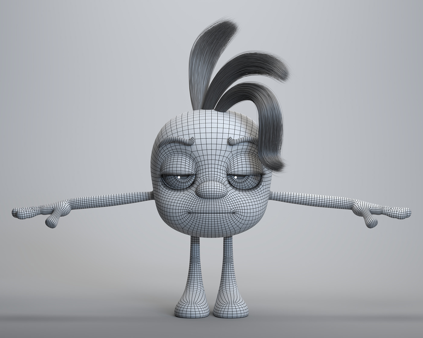 animacion 3d elvislopez Goopeeps modelado de personajes Producción 3D