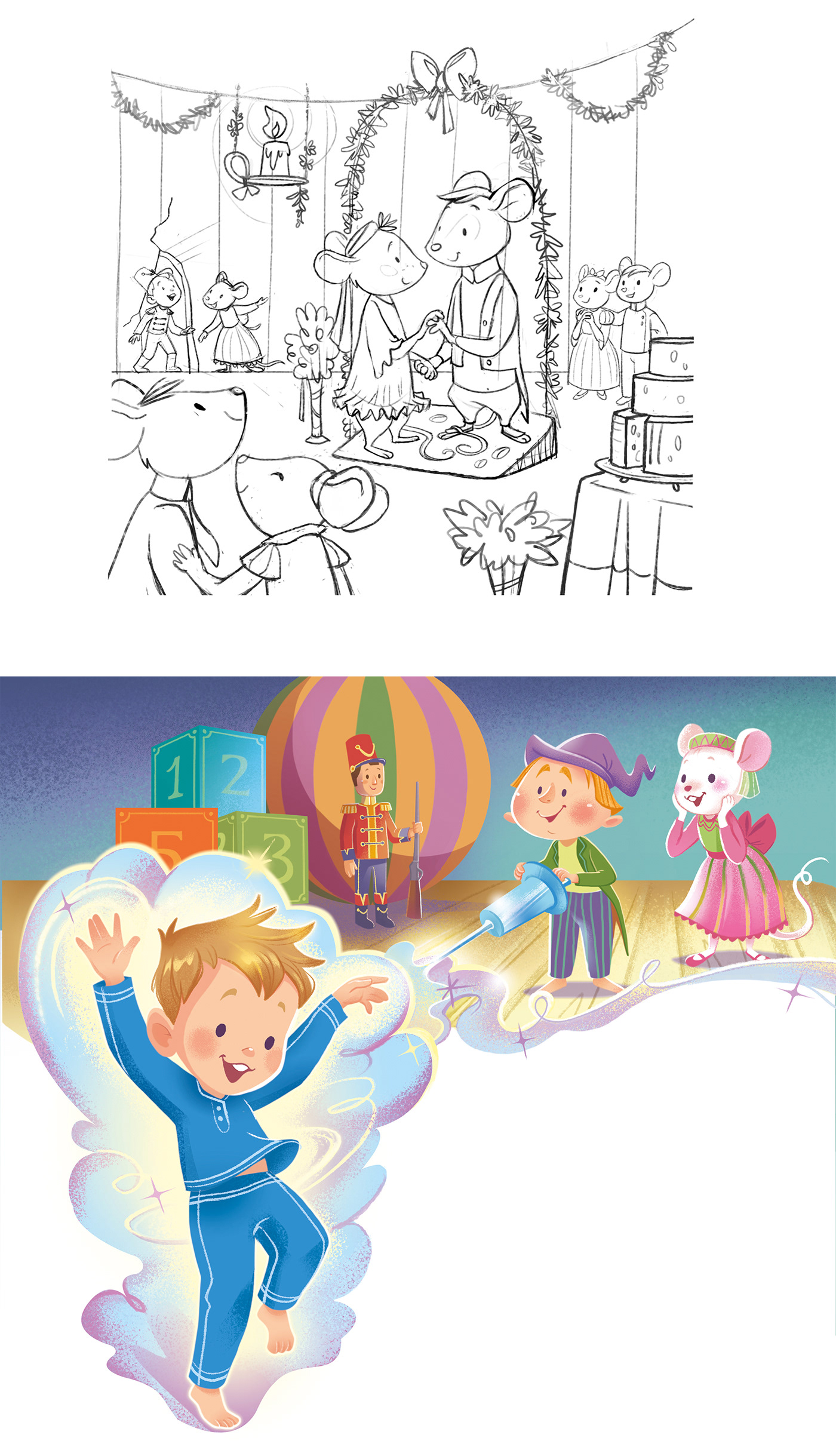 art artwork Character design  children's book Digital Art  Drawing  editorial fairytale ILLUSTRATION  painting  