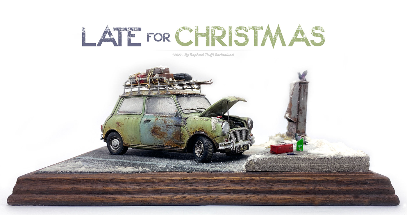 automotive   craft Diorama handmade Miniature Modelmaking physical realistic scale model sculpture