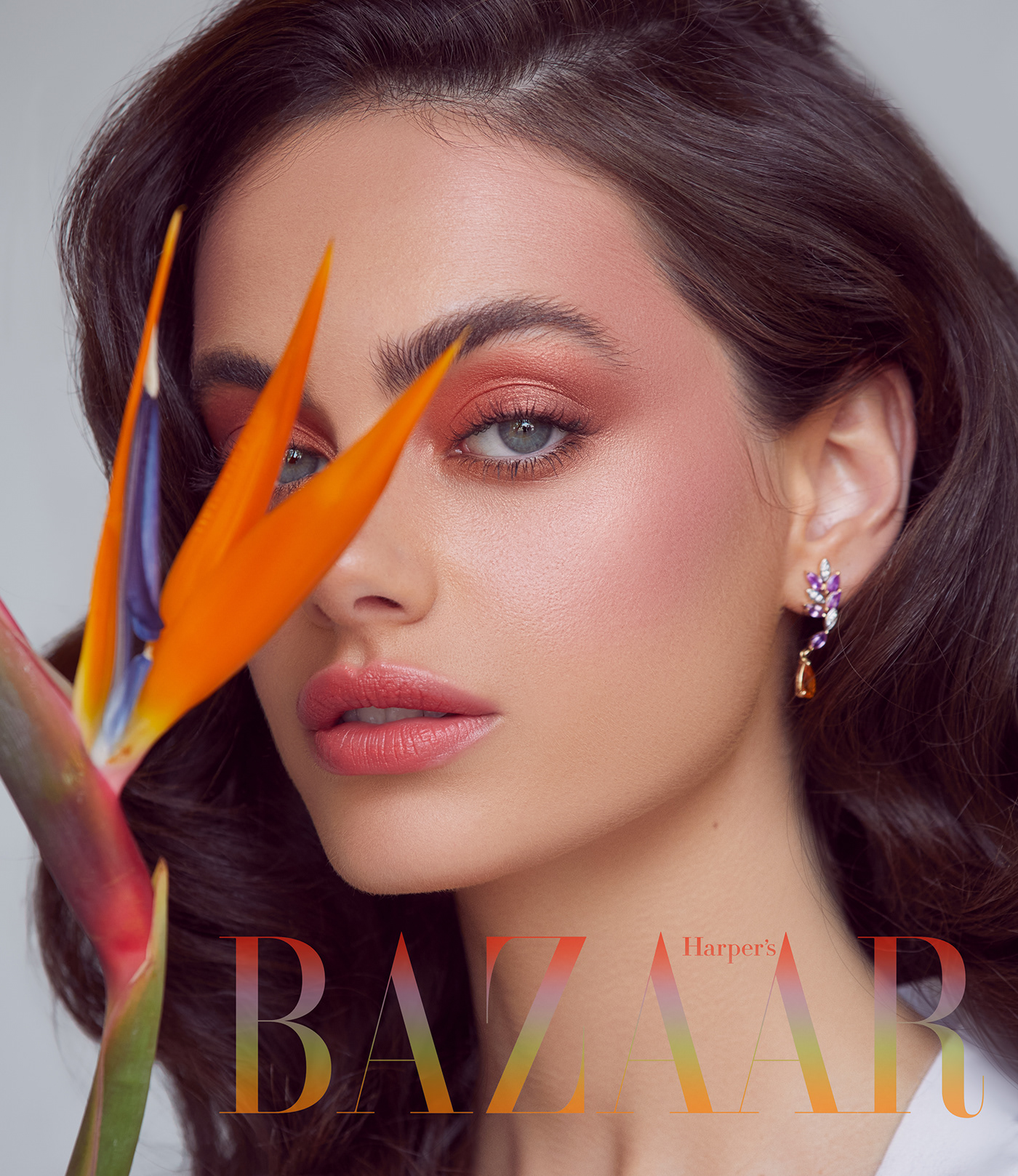 baazar editorial Fashion  magazine Photography  photoshoot portrait retouch retoucher retouching 