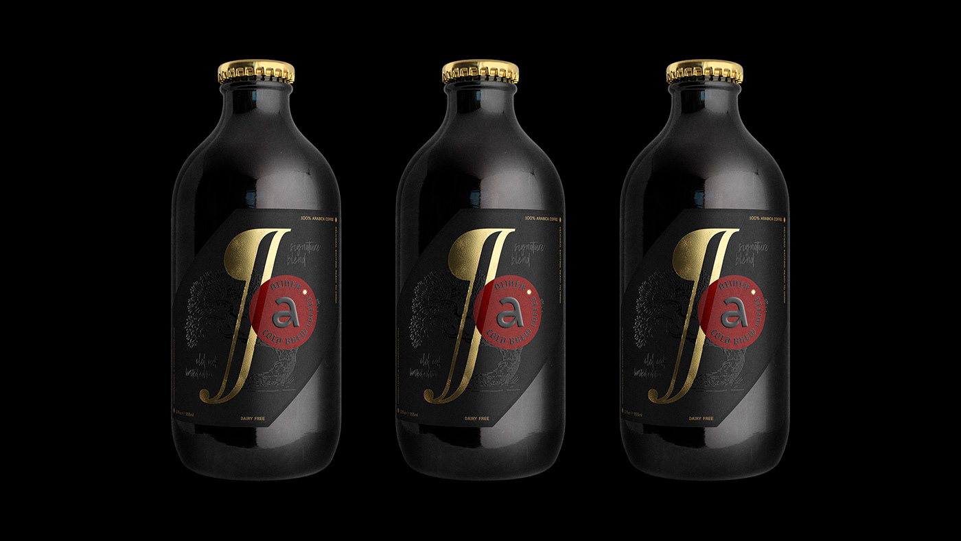 Alinea Cold Brew Coffee Packaging design