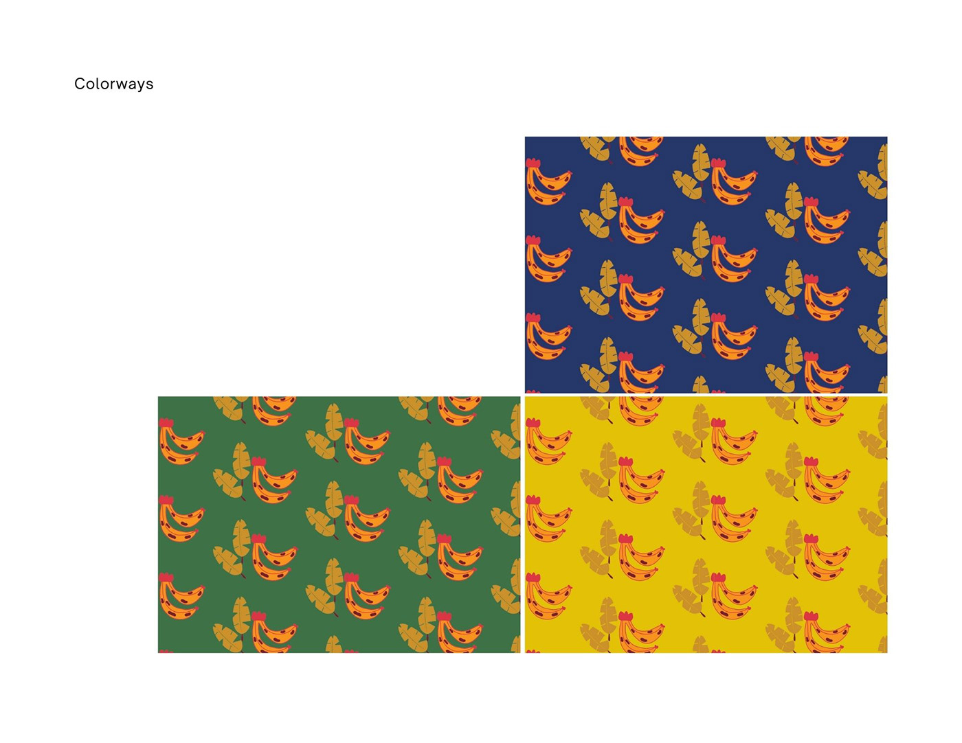 banana jodi life pattern Plantain print print collection repeats textile