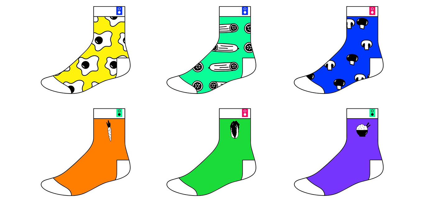 affiche branding  Goodies graphic ILLUSTRATION  Keyvisuel logo motion design socks Webdesign