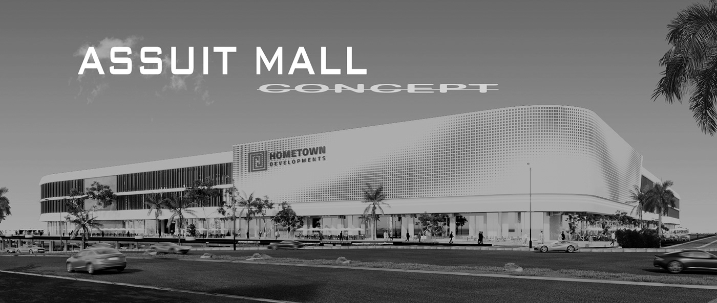 3D 3ds max architecture archviz exterior mall modern Render Shopping visualization