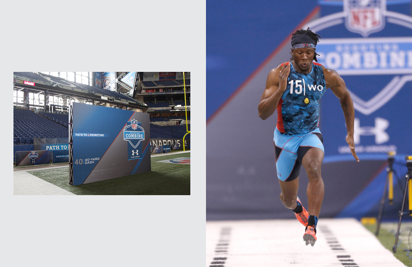 nfl combine Signage sports football Nike