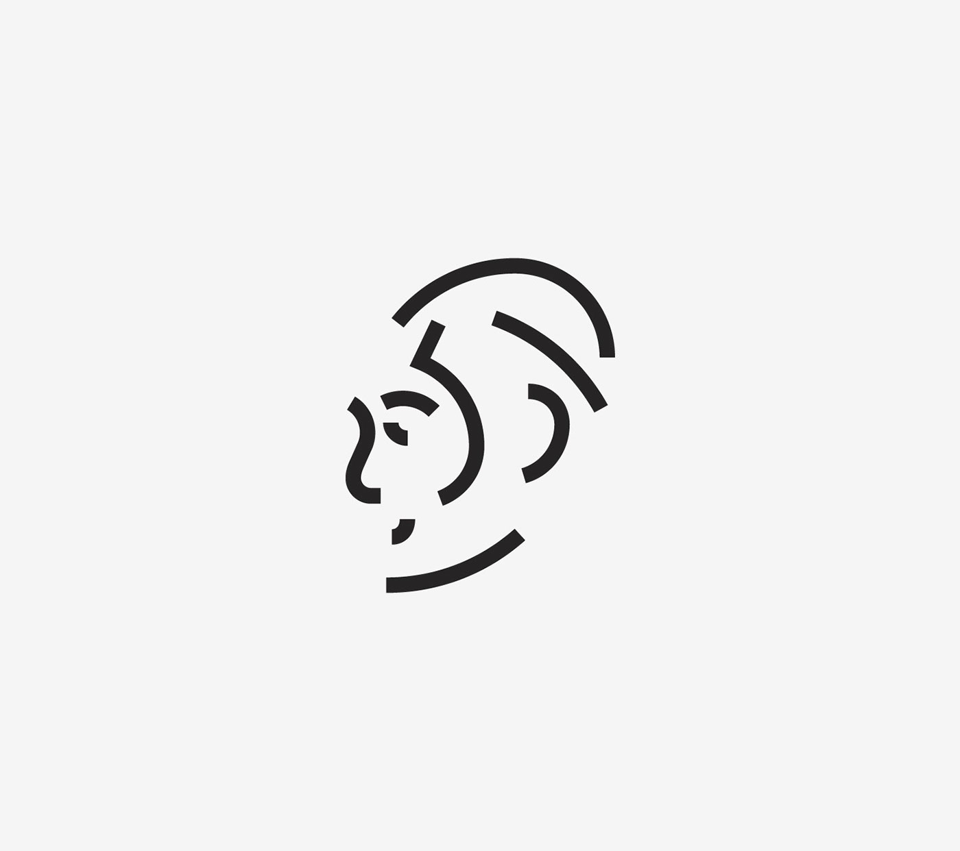 face identity mark symbol man minimal modern abstract