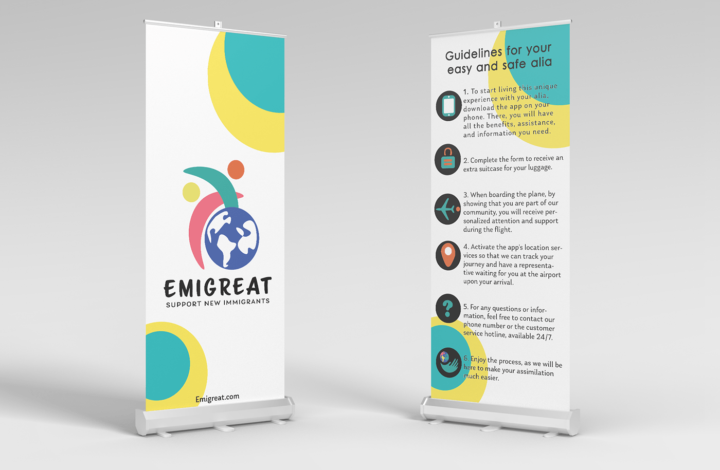 design immigrants student project graphic design  brand identity