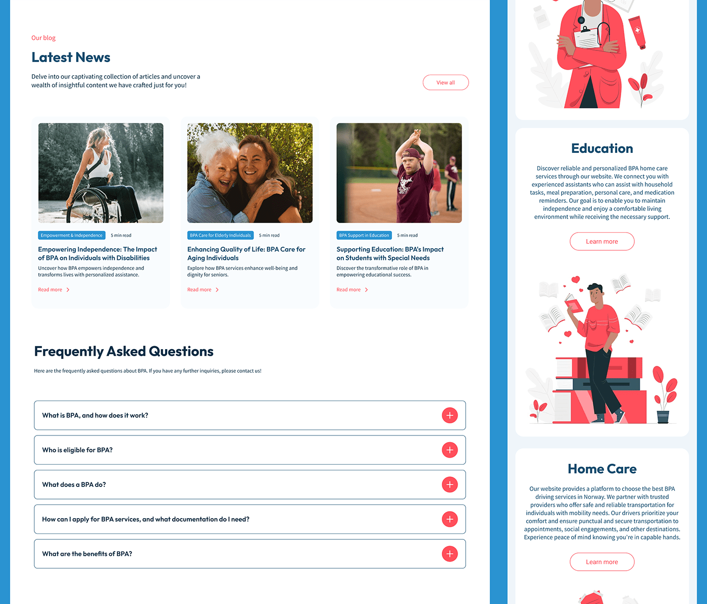 UX design user interface Figma user experience Website Platform norway UX UI disability