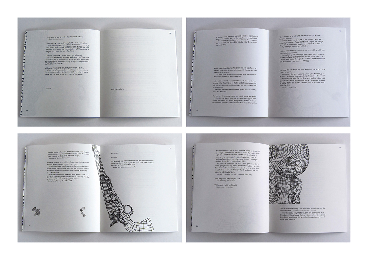 book design ILLUSTRATION  Jeanette Winterson  Layout Design Product Photography publication design short story