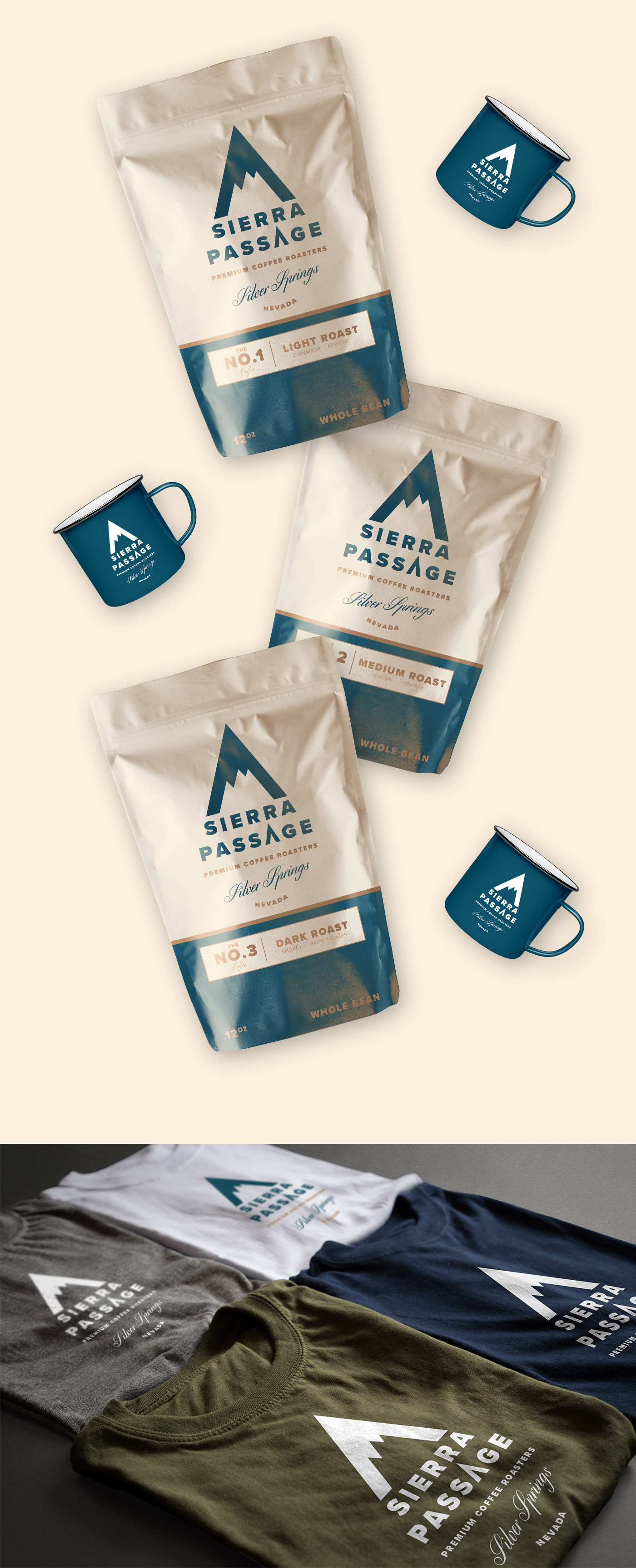 branding  Packaging Coffee t-shirt Mug 