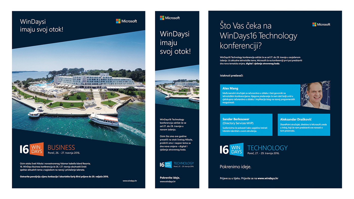 Microsoft windays graphic design  Island poreč