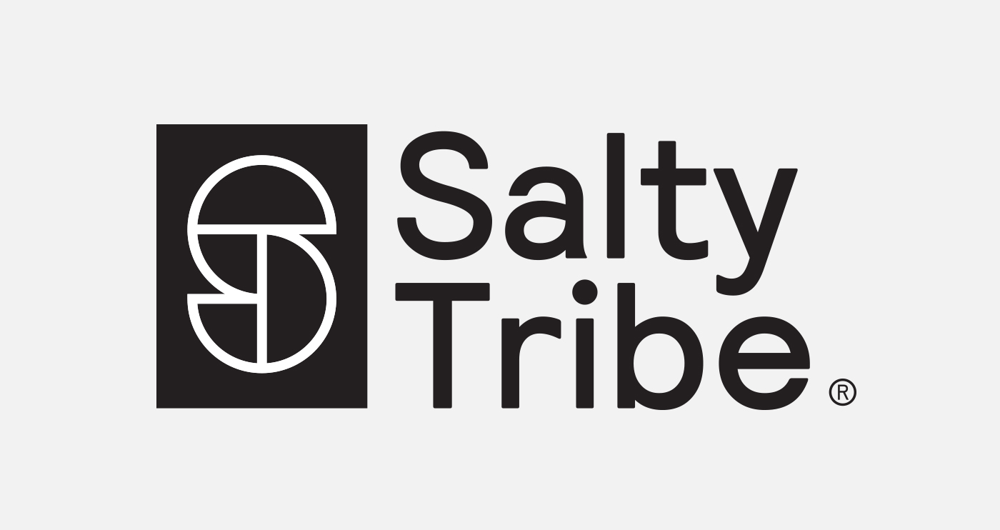salty tribe camping tent logo name identity Packaging product Outdoor summer