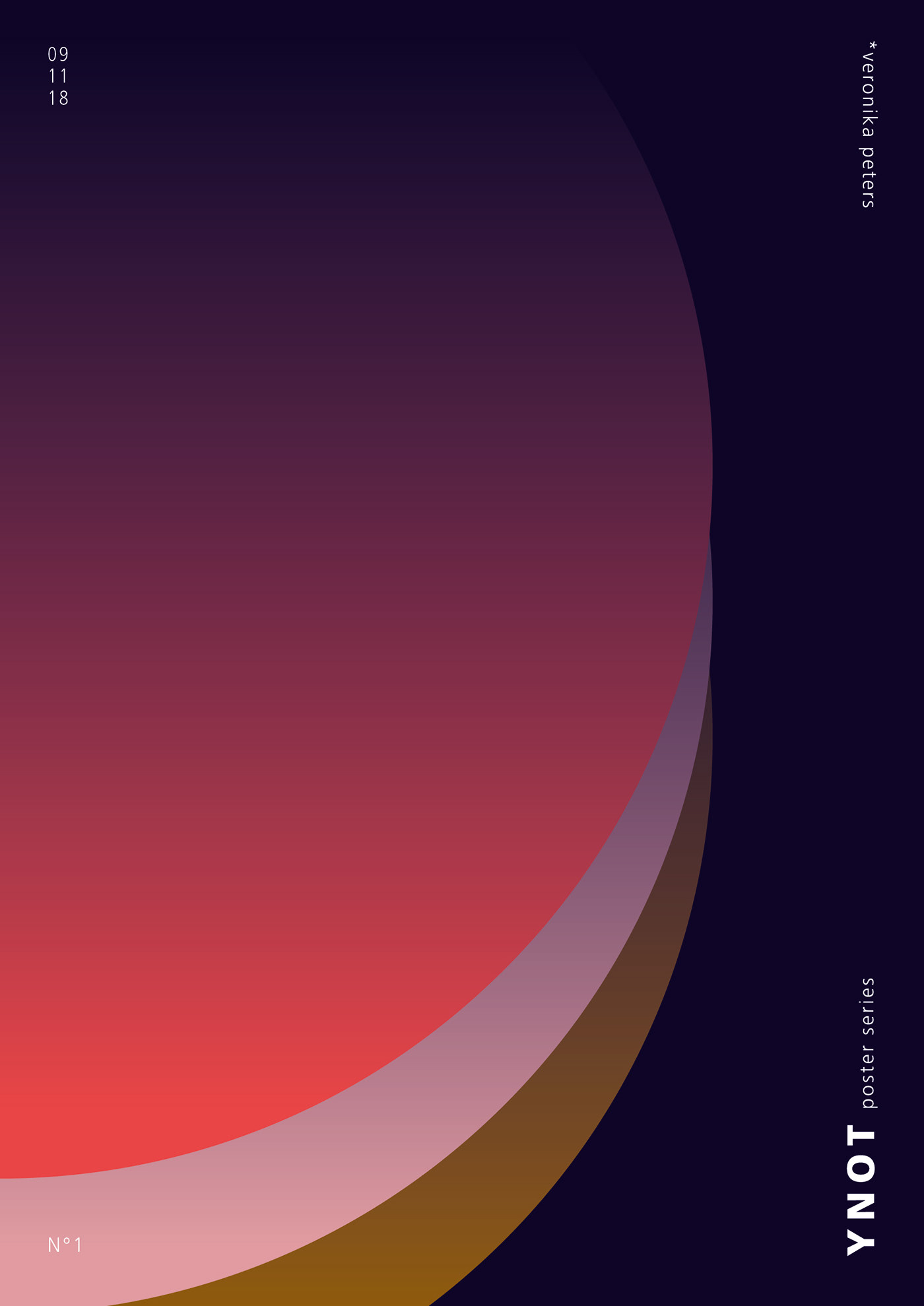 graphic design  poster series Baugasm vector dailyproject abstract contemporary modern gradient