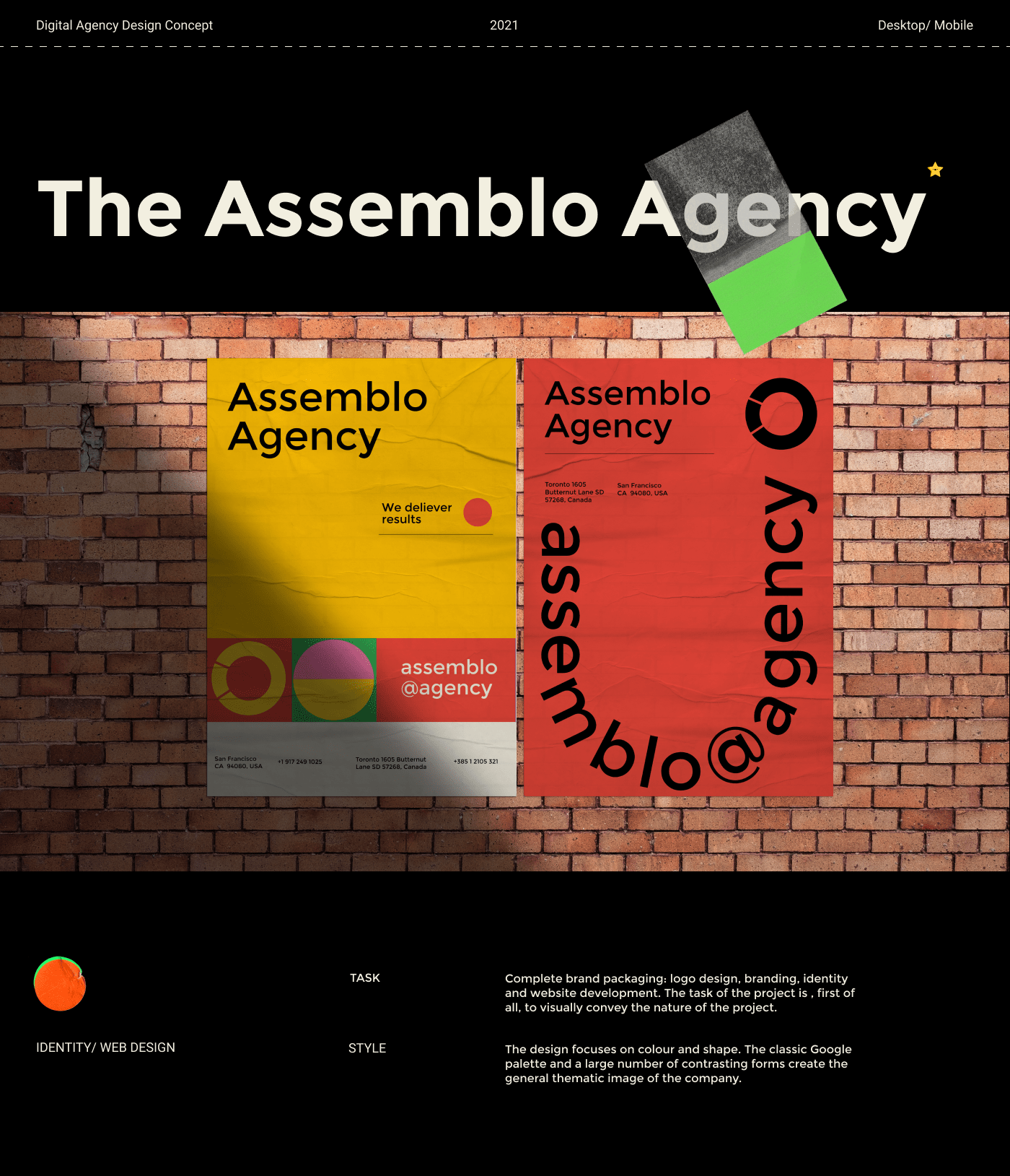 agency brand identity digitalagency identity ux/ui visual Web Design  Website graphic design 