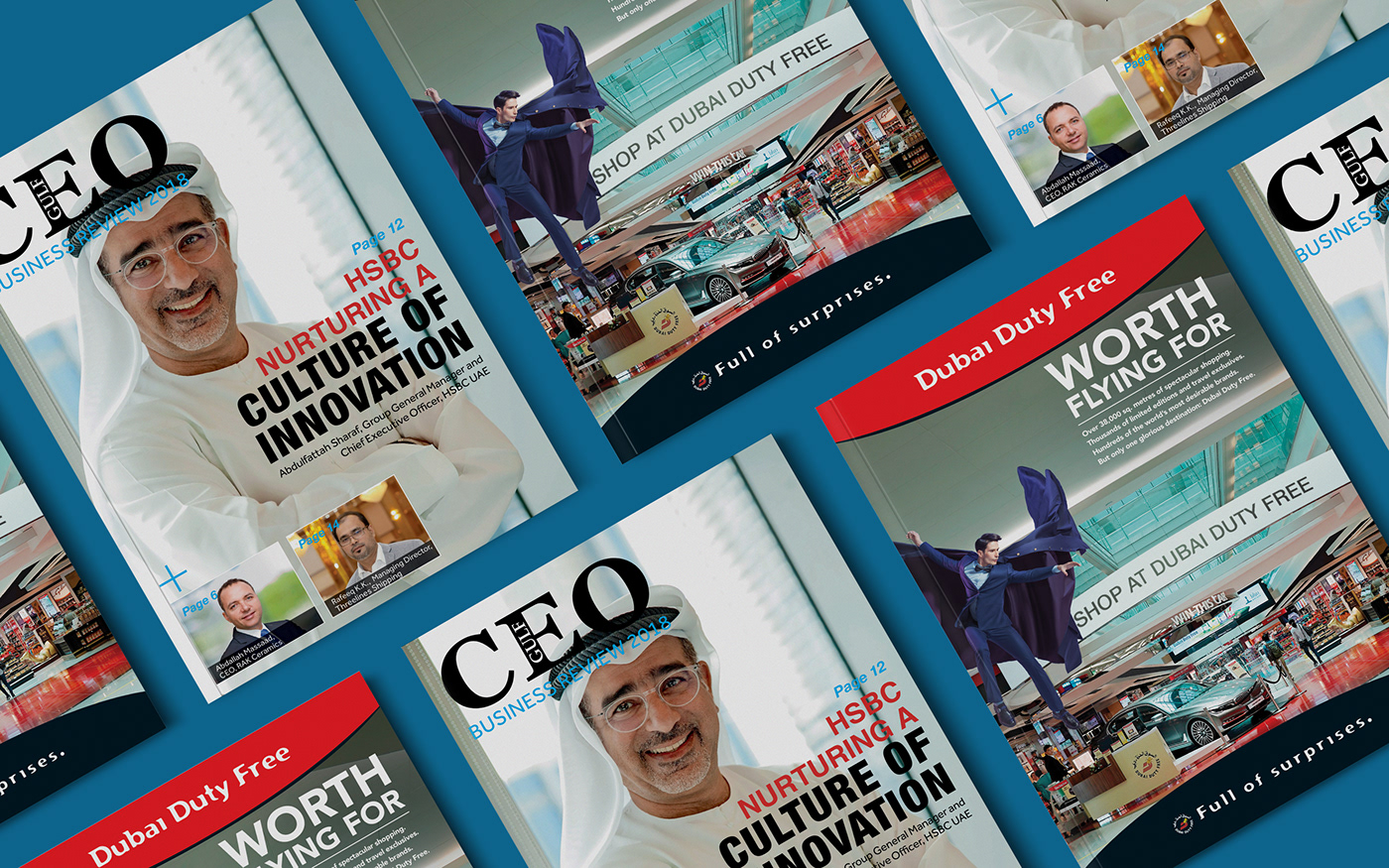 editorial design graphicdesign Khaleejtimes business magazine Layout visual supplement UAE