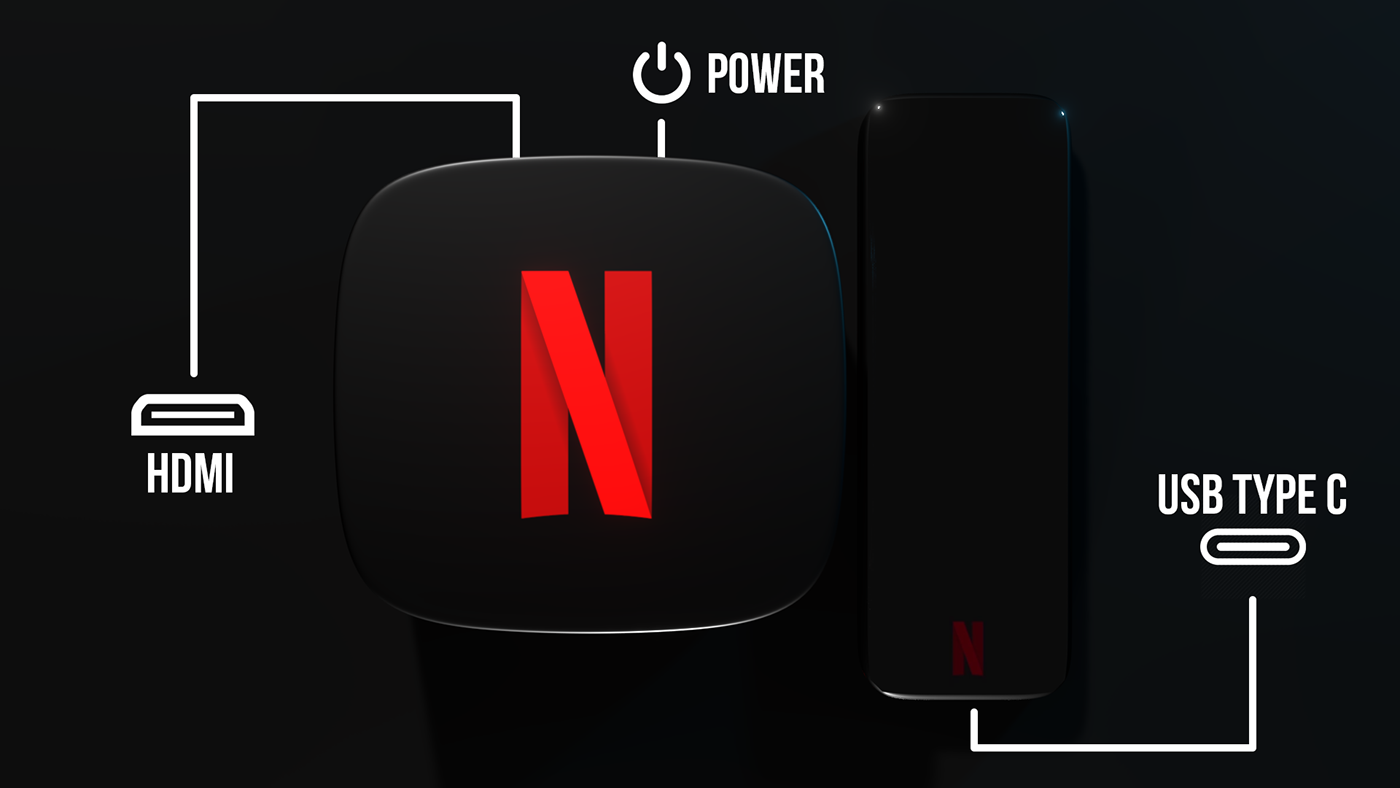 Netflix streaming device tv UI/UX software Website remote industrial deign product design  Interaction design 