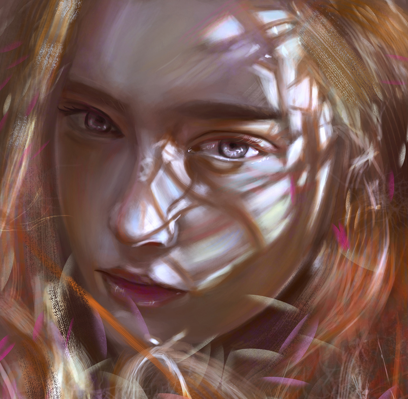 lights cover poster music art digitalart;digitalpainting portrait Drawing 