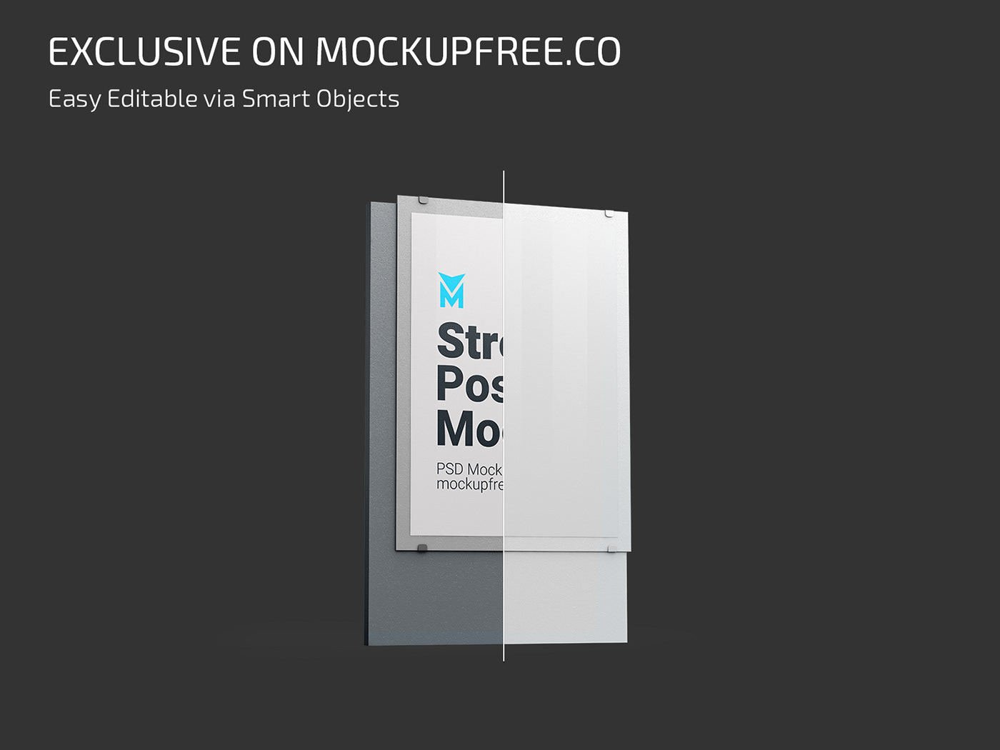 hanging Mockup mockups Outdoor photoshop poster posters psd Street template