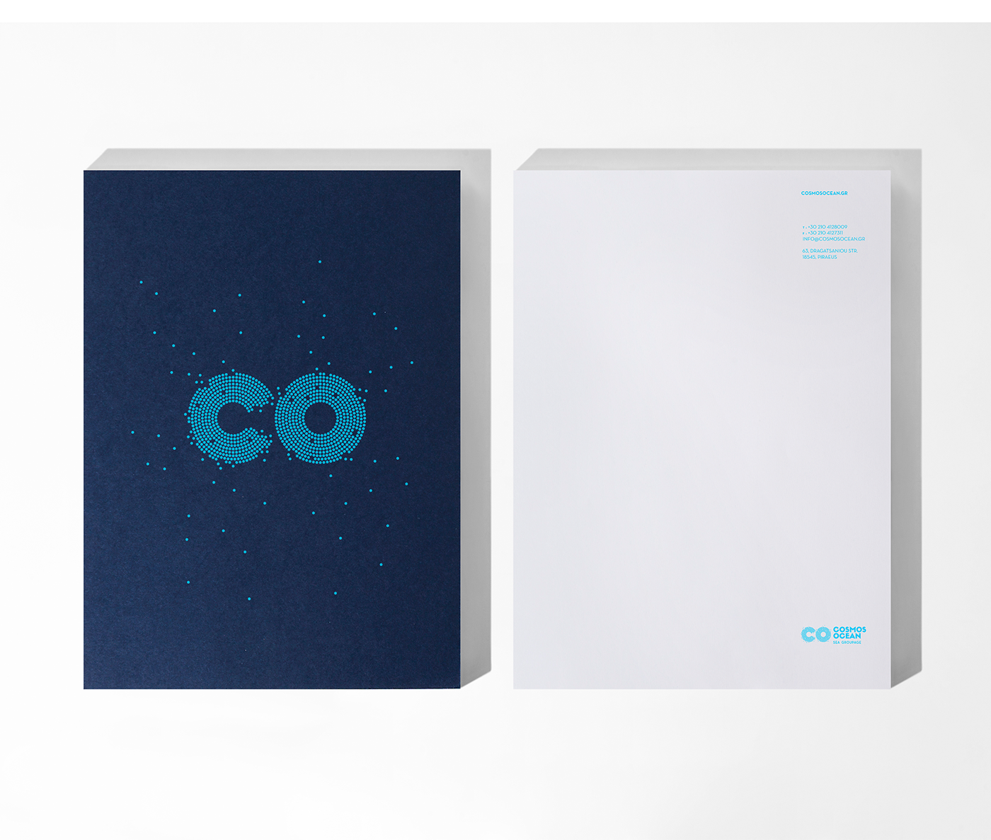 cosmos ocean Corporate Identity identity logo Logotype Greece design branding 