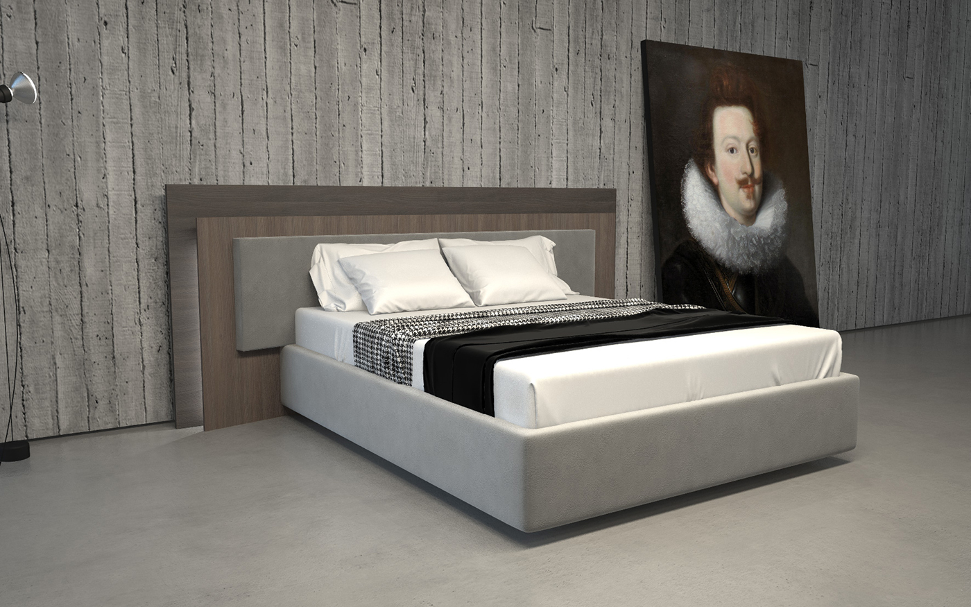 Private bedroom leather concept design Interior rossetto corsetto