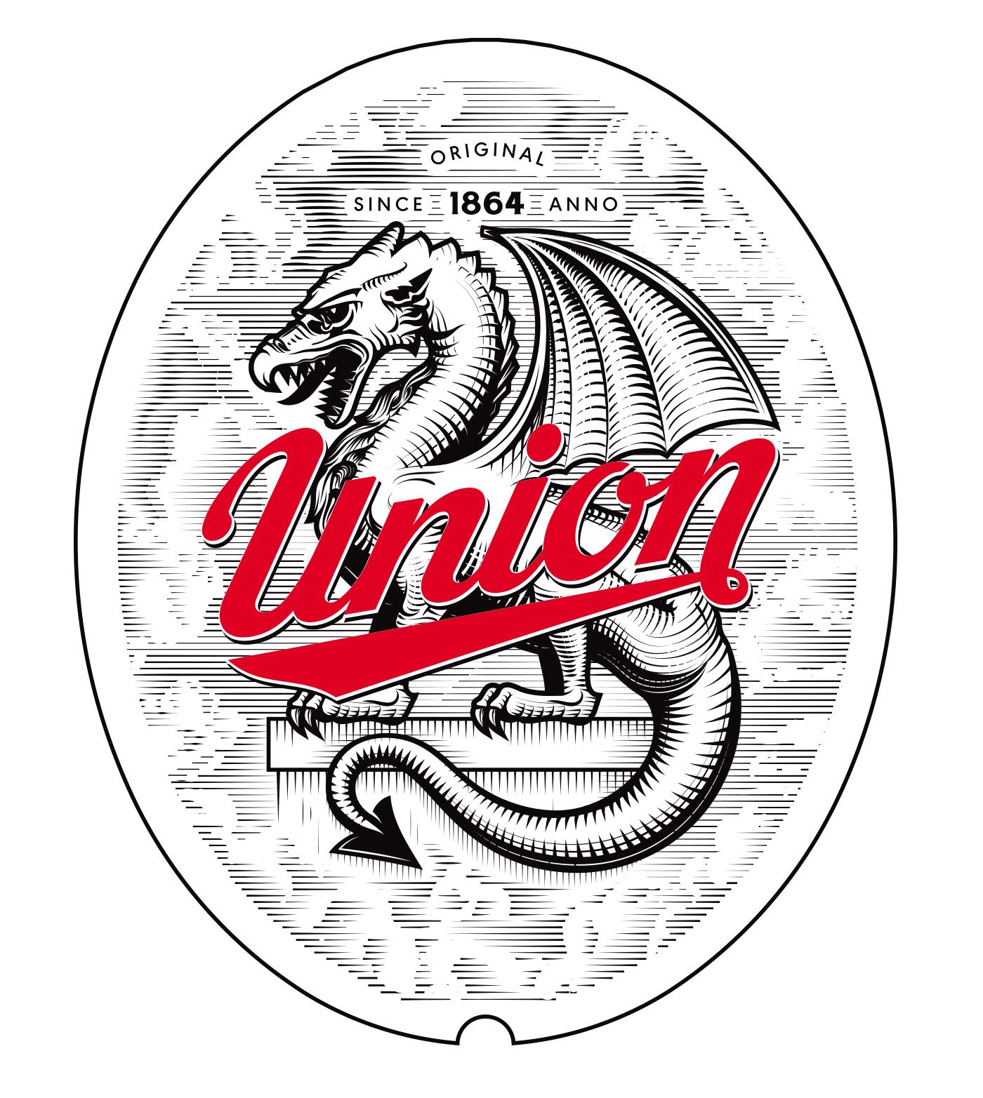 ILLUSTRATION  pen ink etching engraving logo print beer alcohol