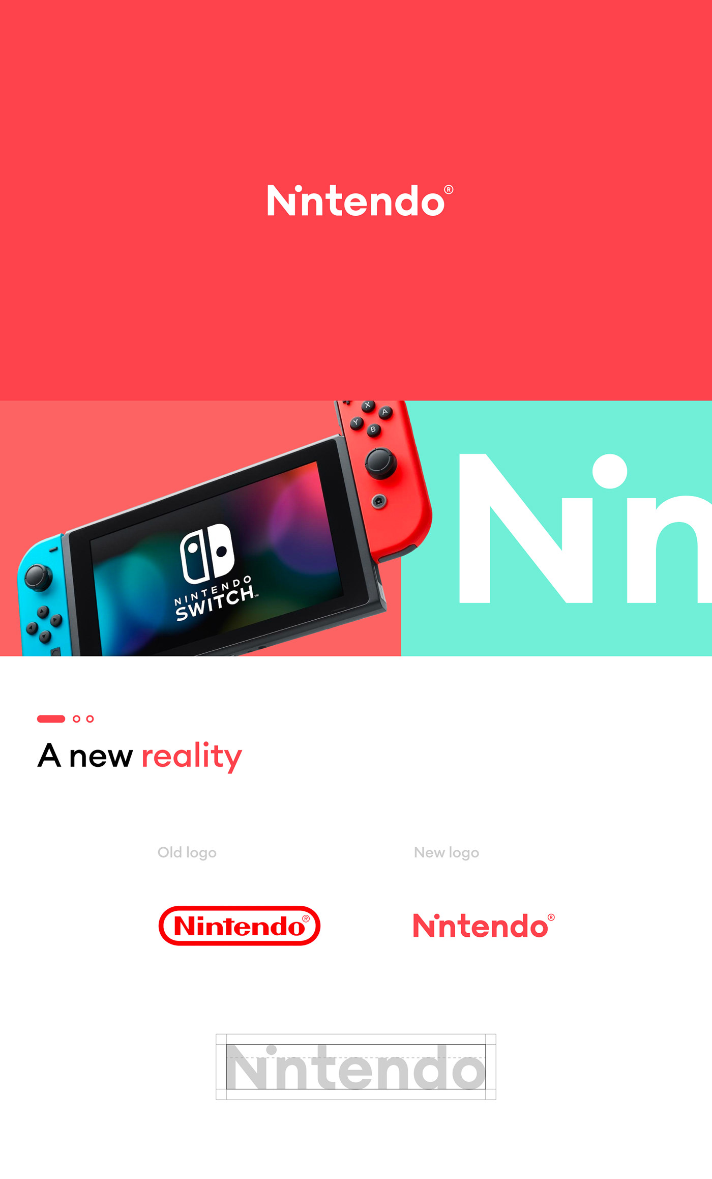 Nintendo gestalt Gaming branding  brand identity visual graphic Web design