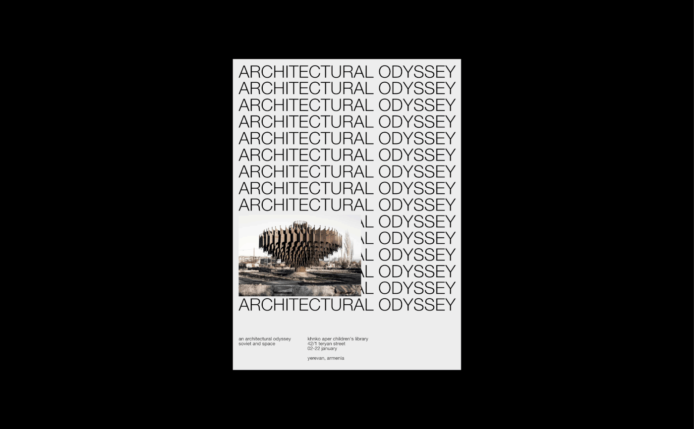 architectural odyssey Yerevan Soviet architecture editorial modern helvetica Armenia arquitectura Brutalism