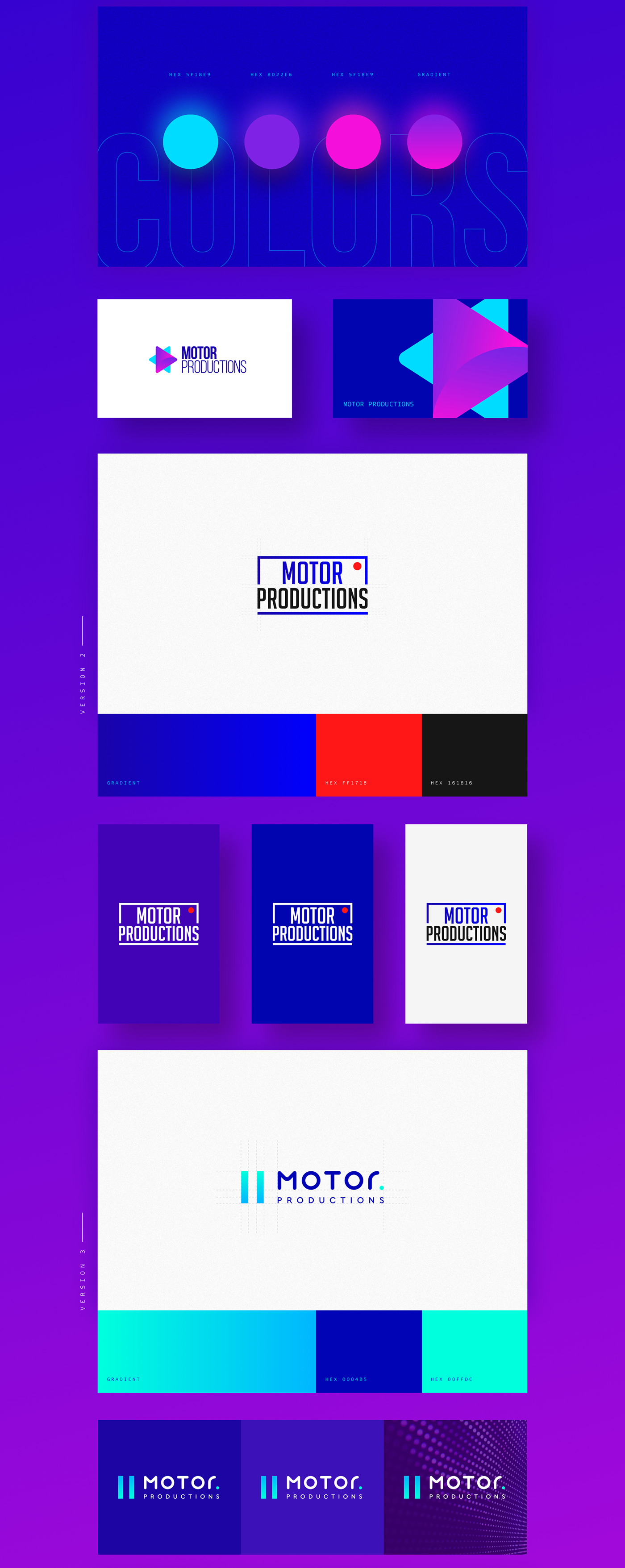 identity Logotype brand animation  digital branding  logo design presentation color