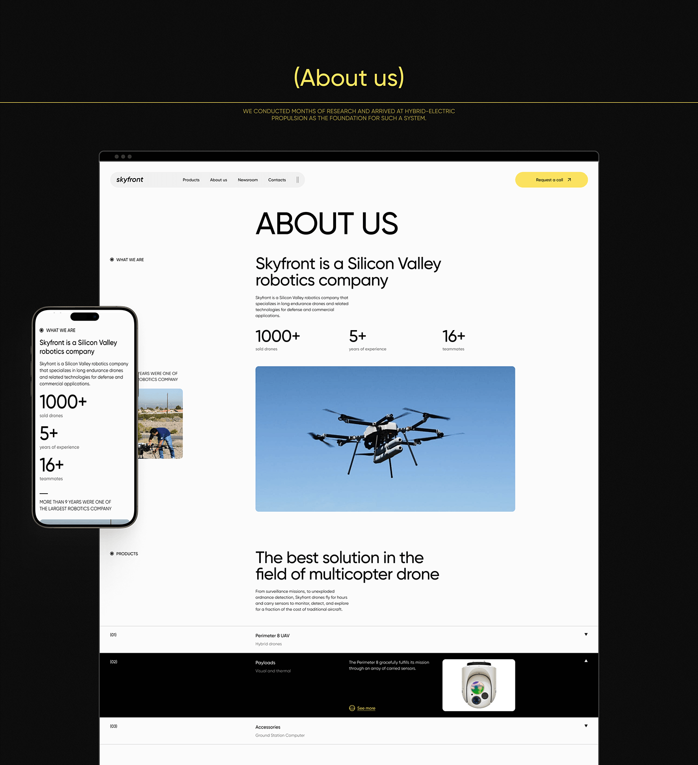 Web Design  UI/UX Website landing page Website Design drone Agro Figma ui design Web