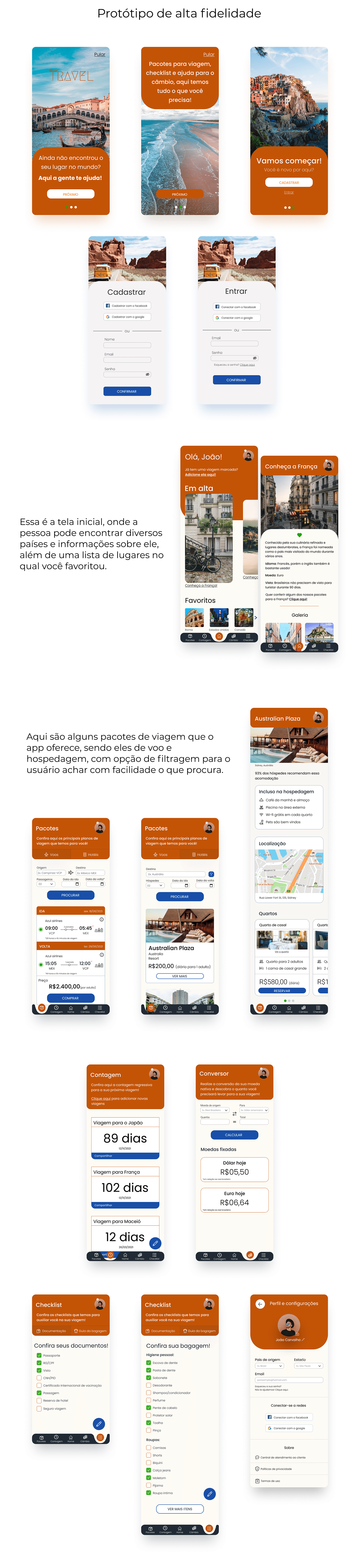 aplicativo design design de interfaces expericiencia do usuario Travel UI ux viagem