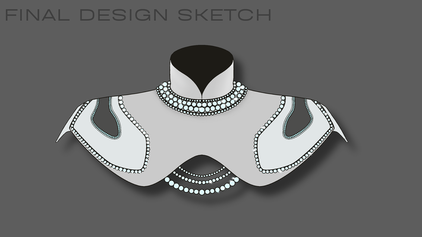 Jewellery design Jewelry Design  Designproject ILLUSTRATION  Digital Art  Wearable product design  adornment
