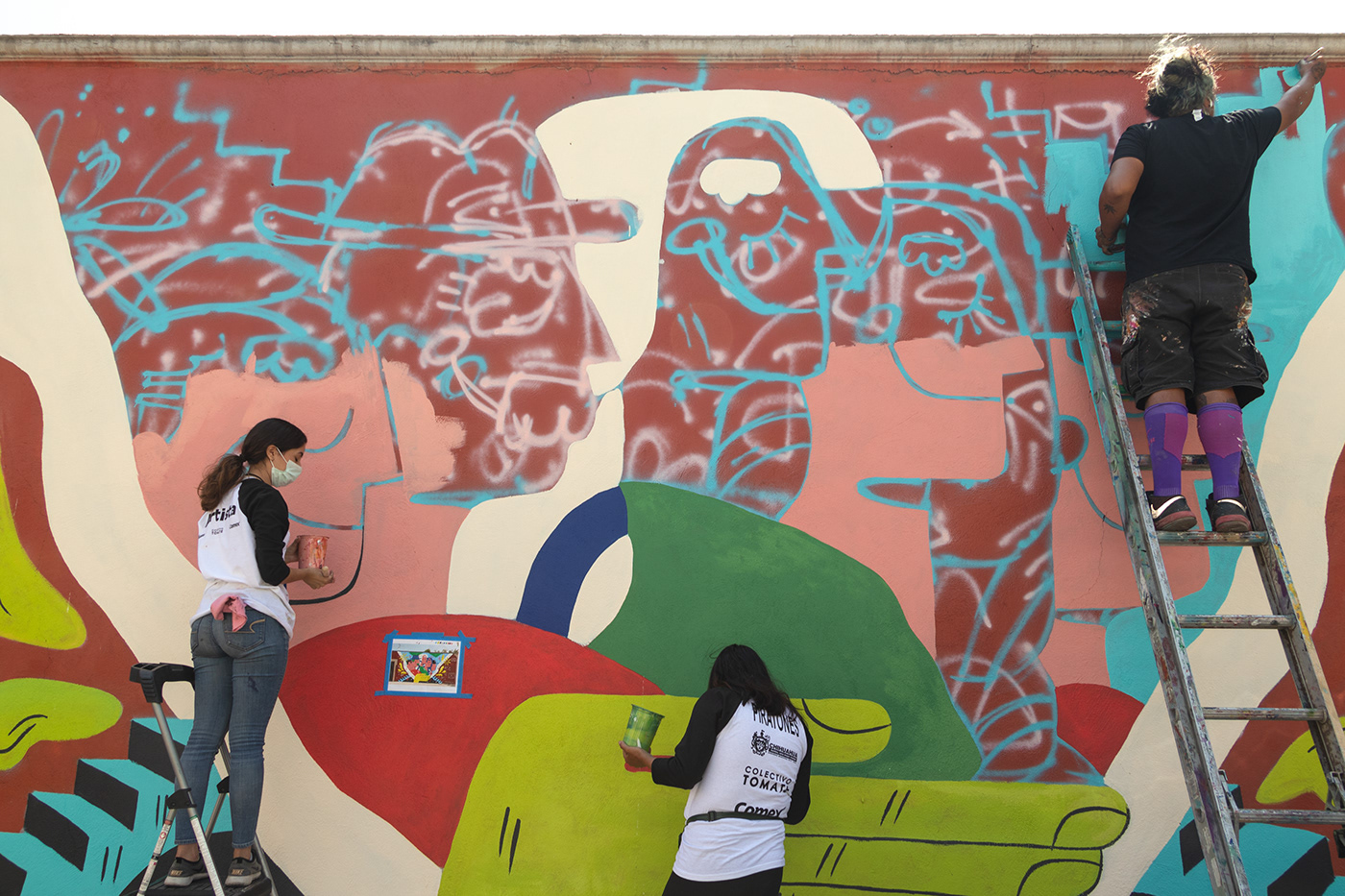 color Documentary  Mural mural art MURALISMO paint pintura Street Art  urban art