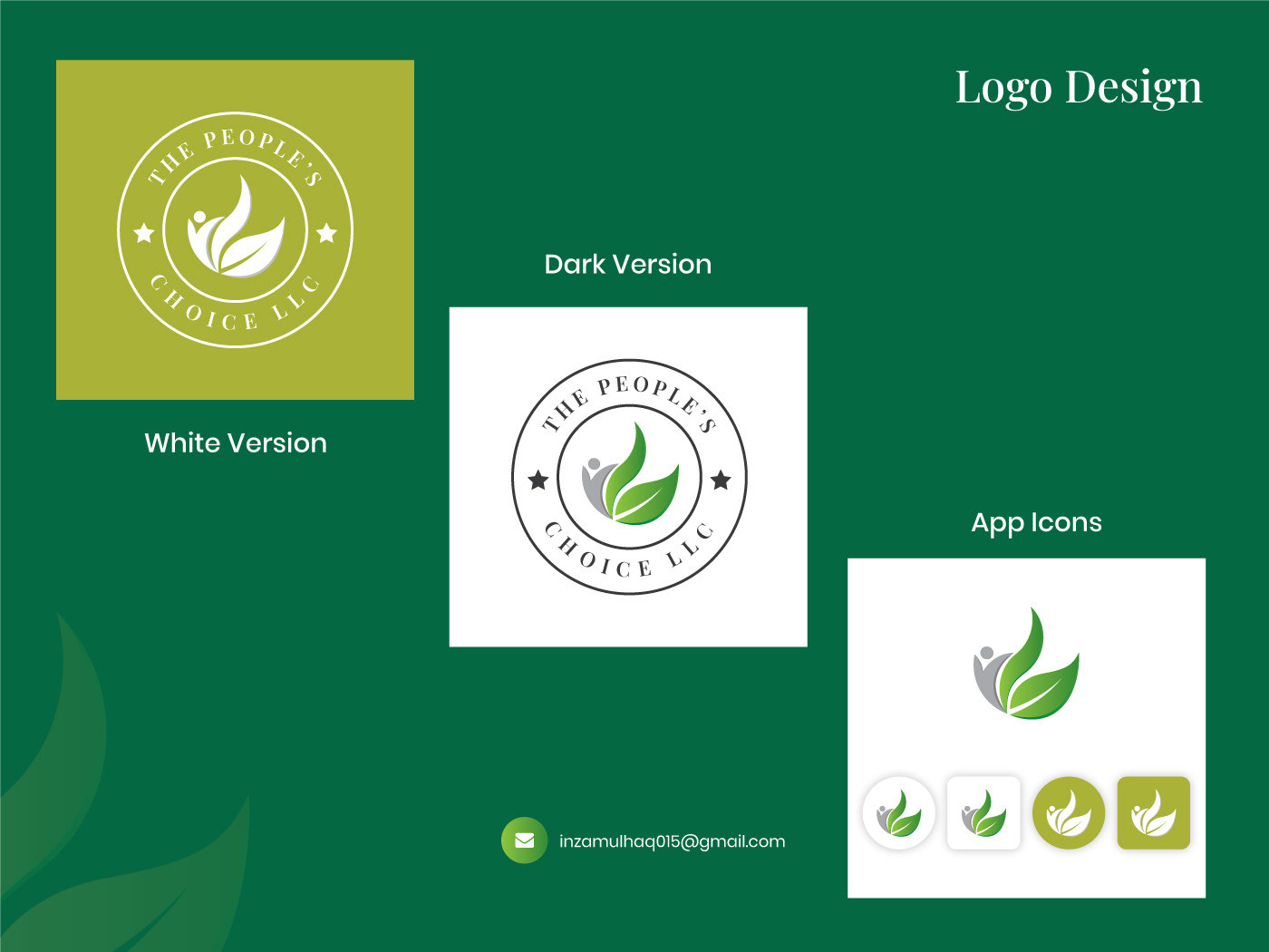 company logo creative logo natural house logo natural logo people choose logo The People's Choose LLC