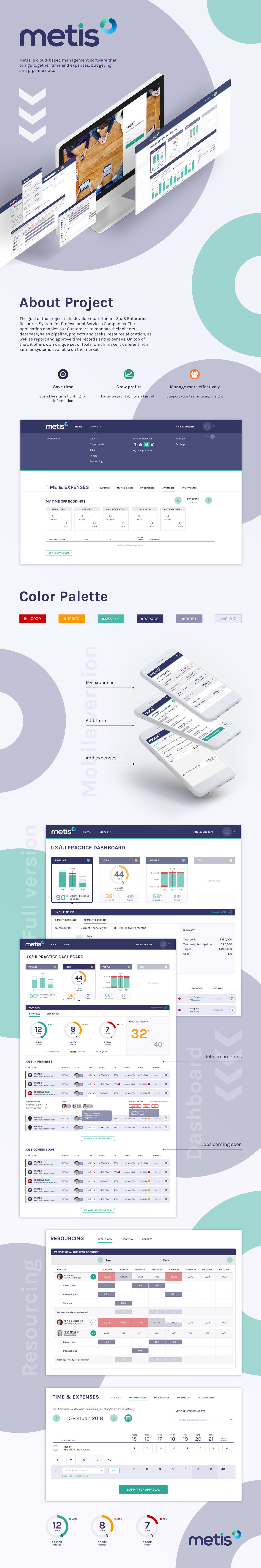 UI ux corporate web-design time expenses dashboard Resourcing schedule diagrams