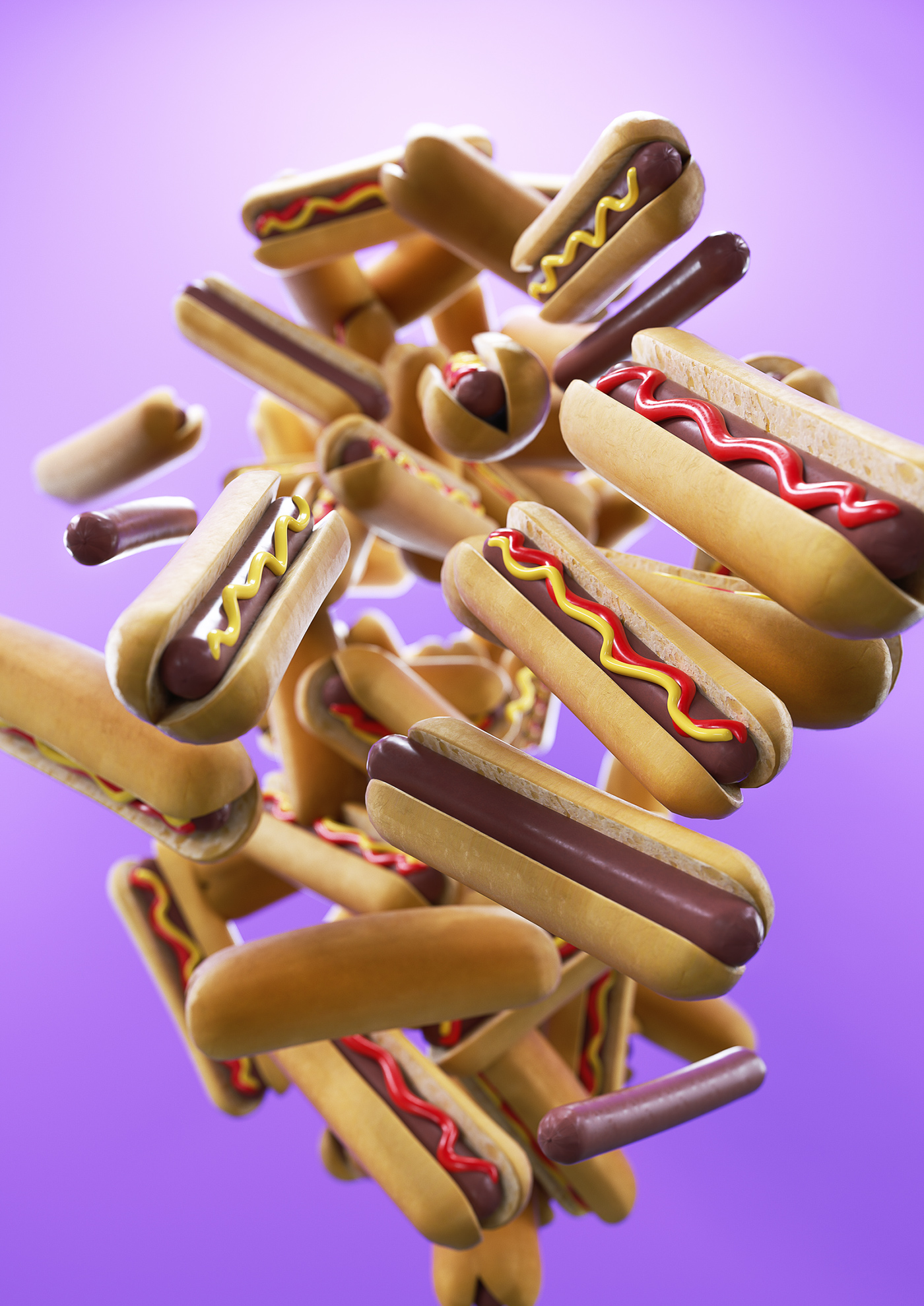 3D CGI CG Food  Donuts art