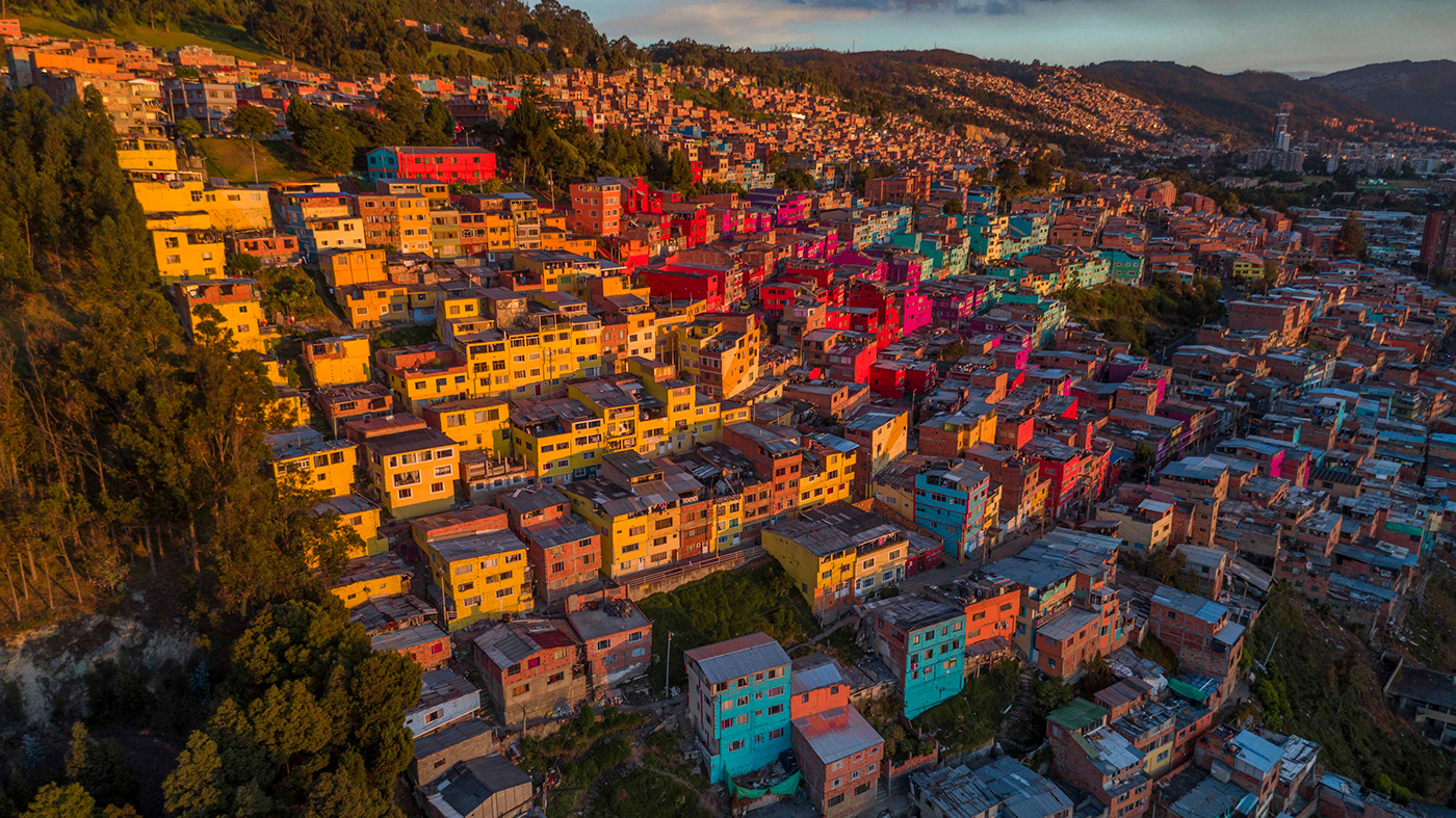 photo architecture art color design images drone view city air