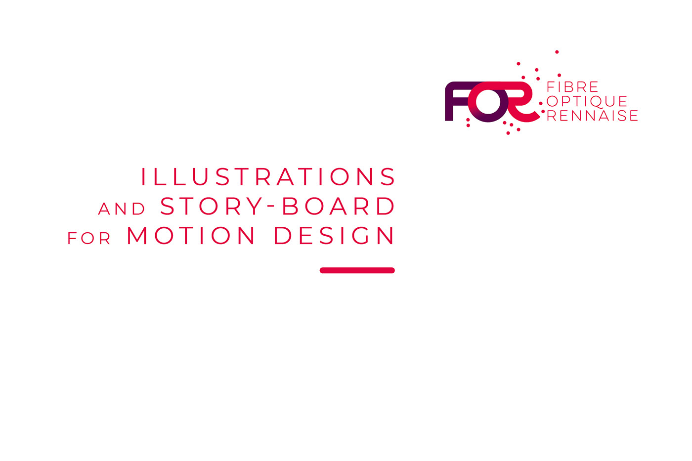 story board motion design vecto ILLUSTRATION  rennes minimal flat design