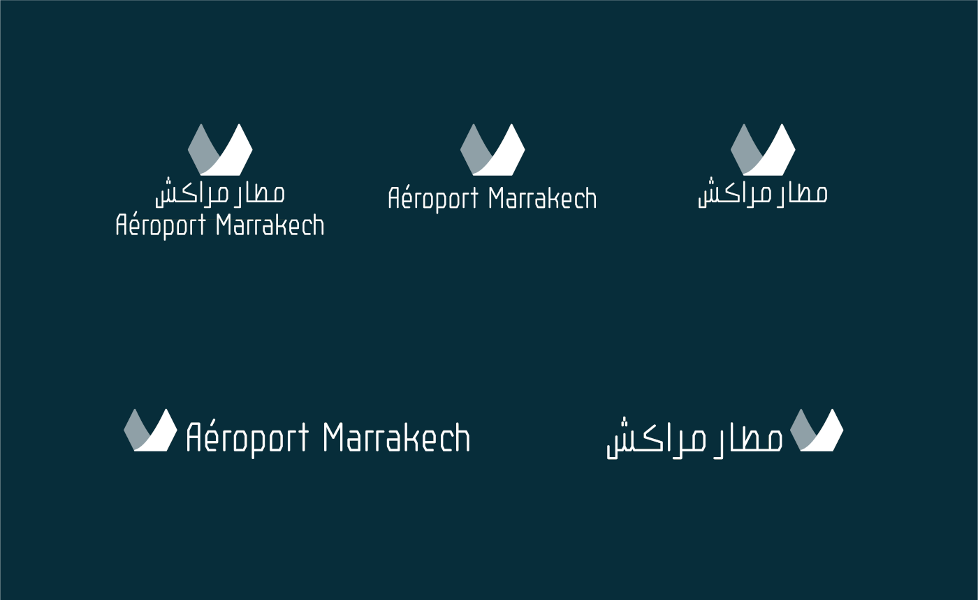 airport Marrakech brand design guidelines Conception Creativity Morocco Pictogramme Signage