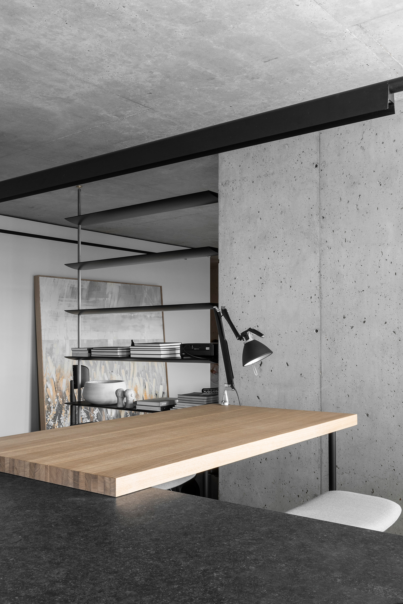 concrete gray interior design  minimal Minimalism nordic Project Scandinavian design scandy simple