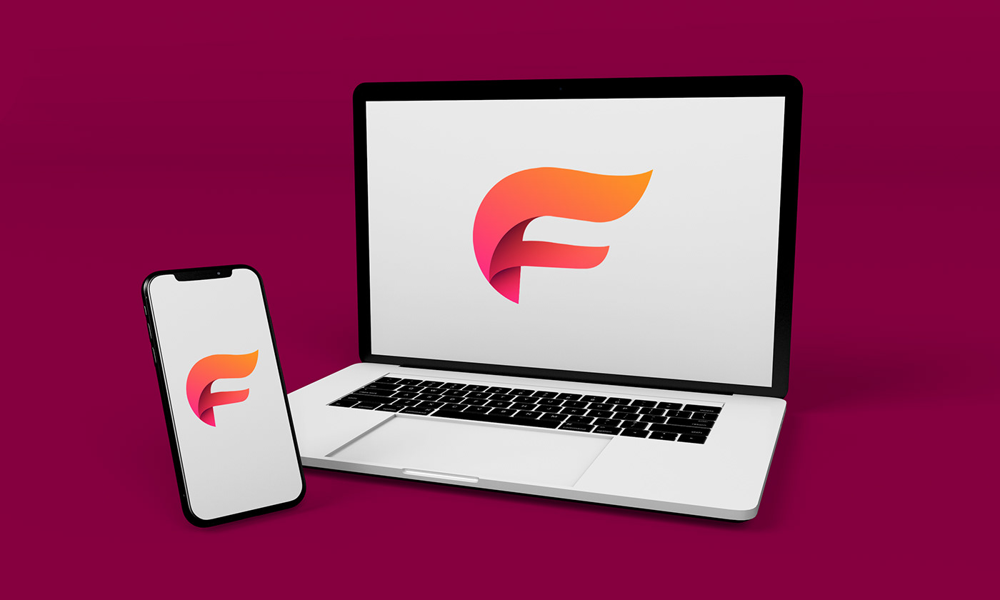 brand identity branding  branding Logo creative F logo lettering Logo Design Logotype modern visual identity