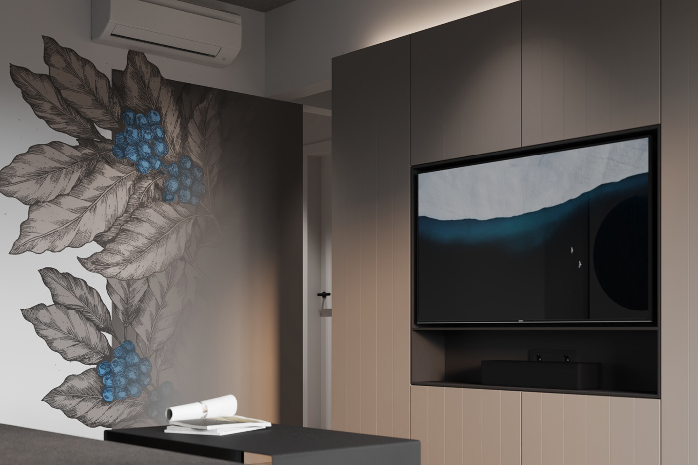 3ds max corona Interior interior design  Render visualization