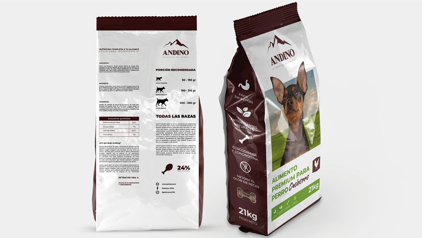 dog animal graphic design  Packaging design