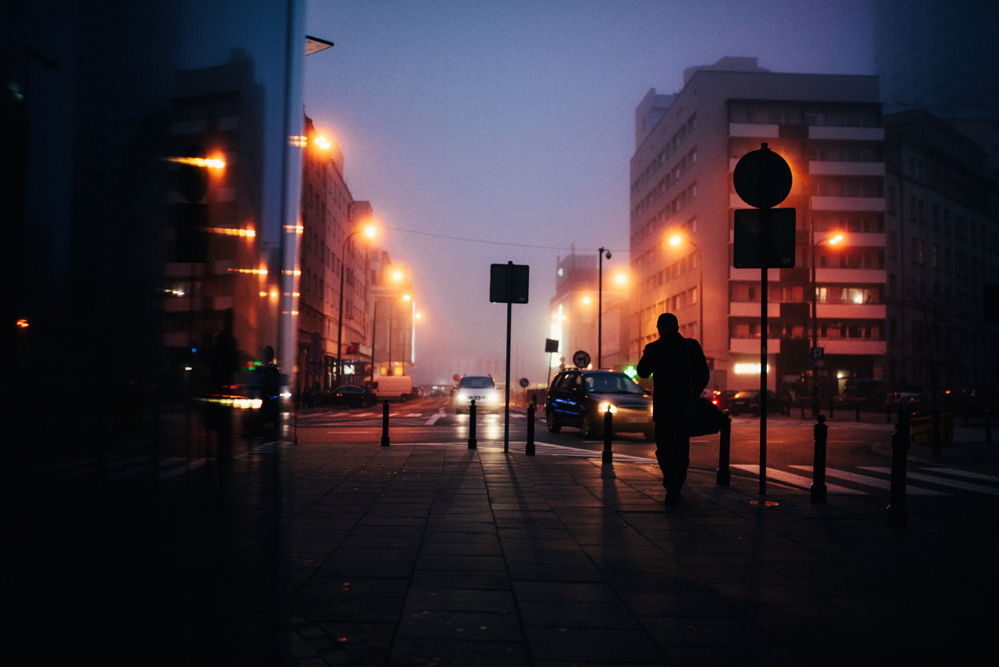 fog Nikon Street Photography  warsaw autumn cinematic atmosphere