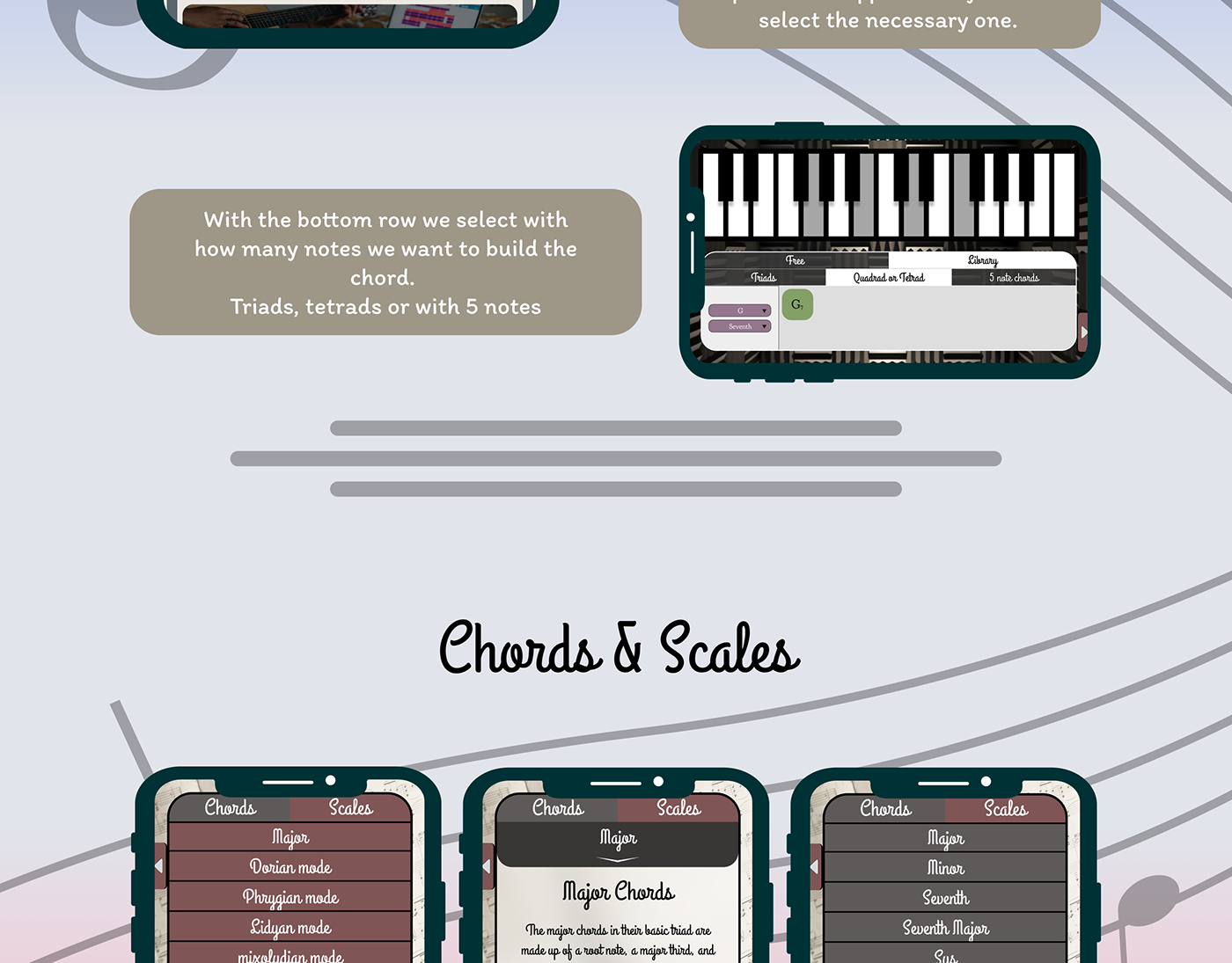 chords design Figma figma design mobile app design music