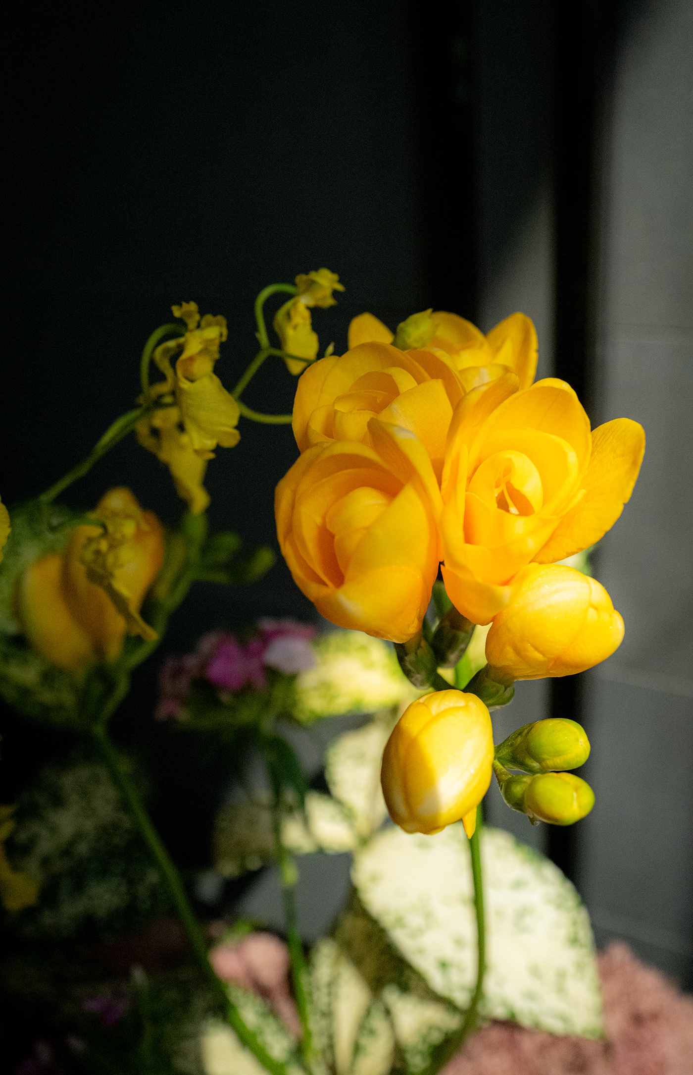 flower yellow Interior Vase