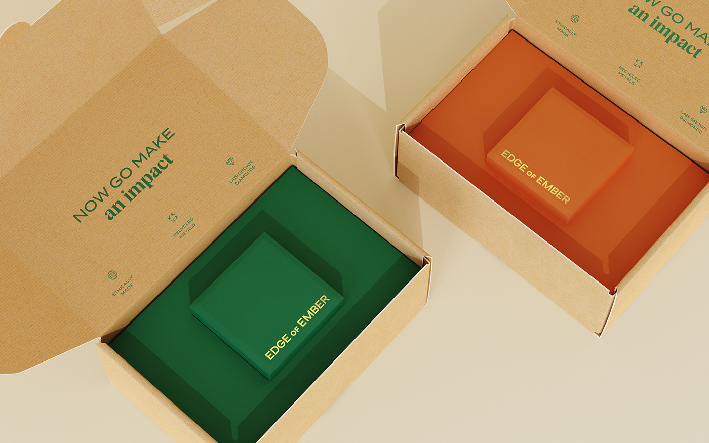 brand identity jewelry packaging Packaging print