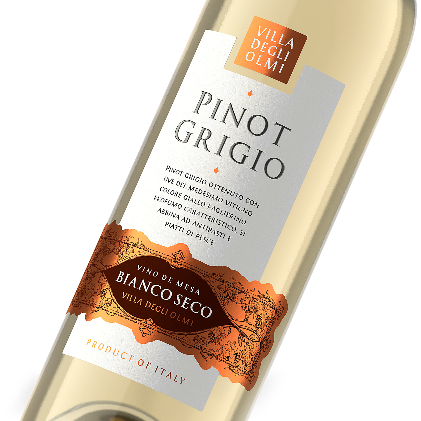shumilovedesign valerii sumilov pinot grigio italian wine wine label design packaging design Packaging graphic design 