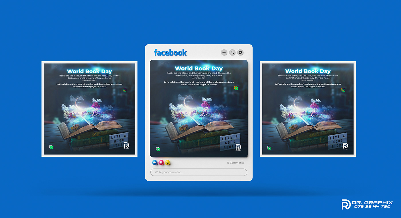 text bookday   Poster Designing Social media post Socialmedia Advertising  marketing   visual identity brand worldbookday