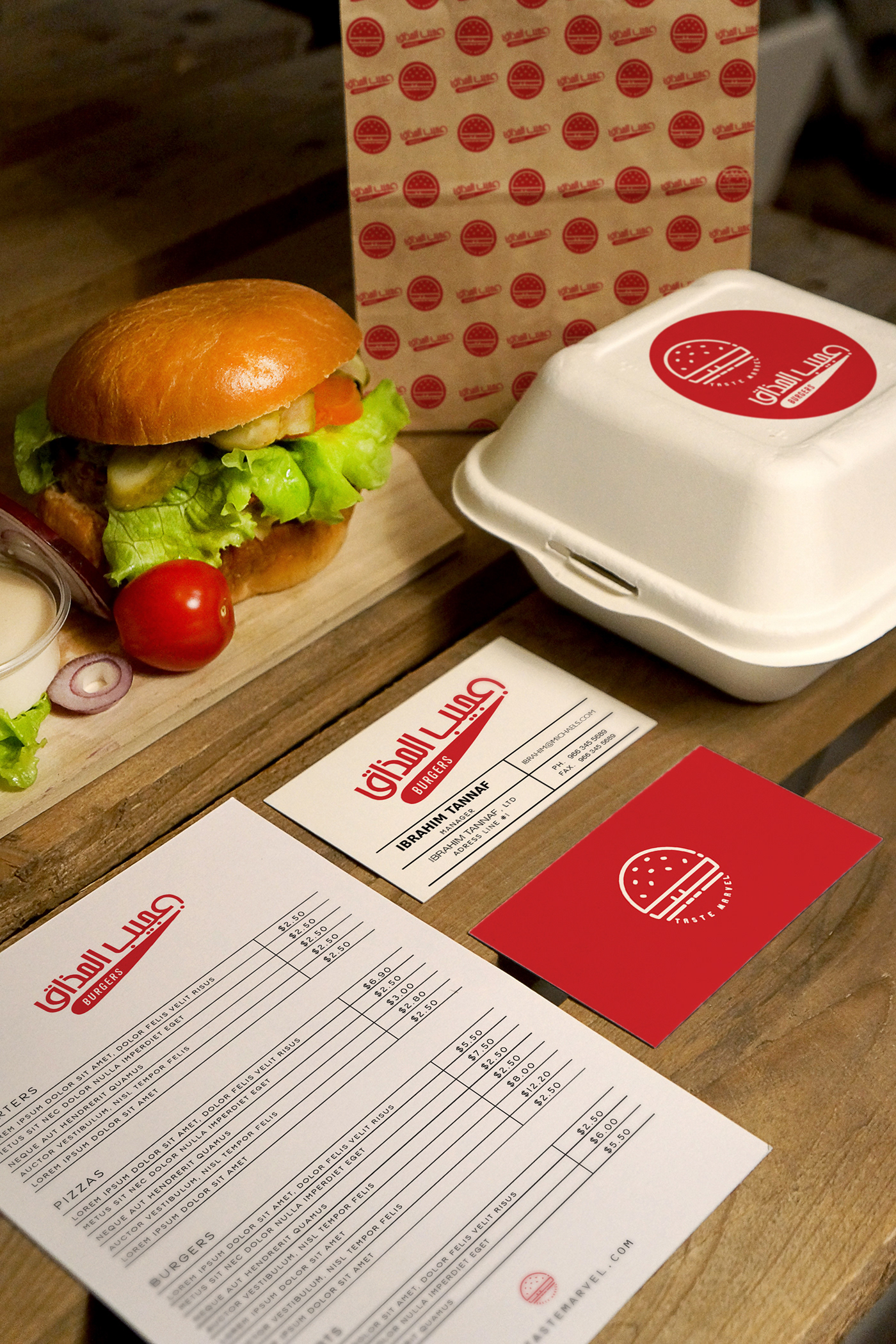logo design restaurant Fast food business identity brand