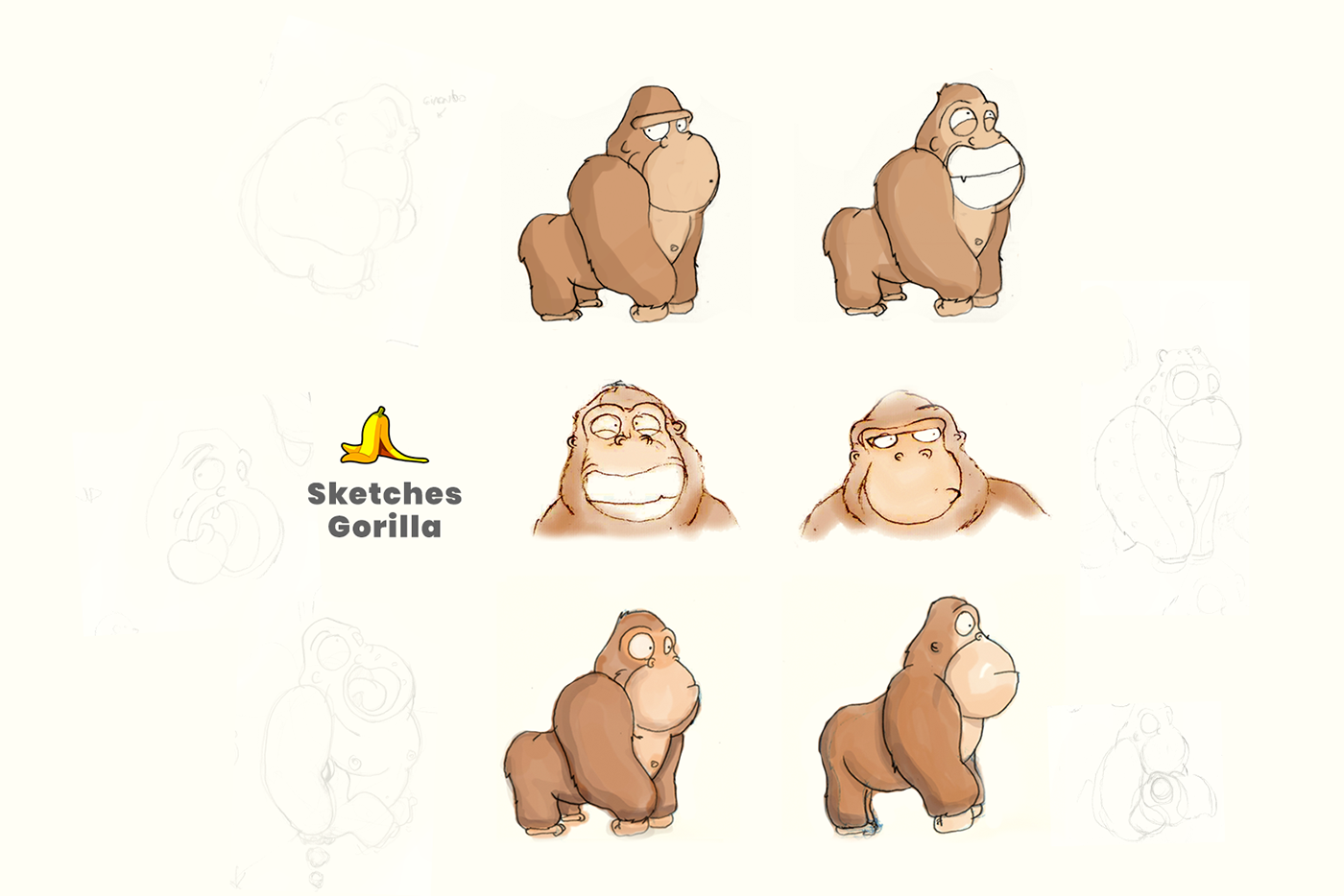Art Animation Of Banana Kong On Behance